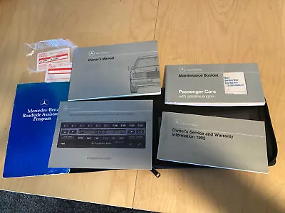 1992 Mercedes Benz Owner's Manual And Zippered Pouch - 300E 300CE 400E 500E • $9.50