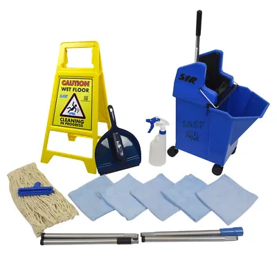 SYR Lady Bug Mop Bucket Floor Cleaning Starter Kit - Blue • £68.95