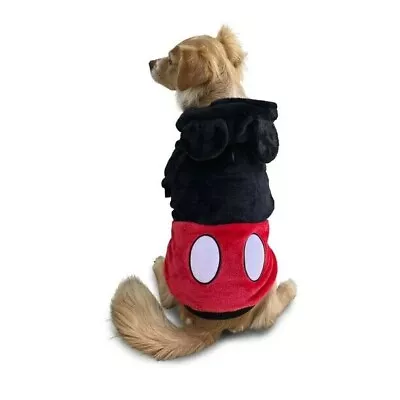 Mickey Mouse Dog Costume LARGE With Hood Halloween Disney 17  NEW • $19.99