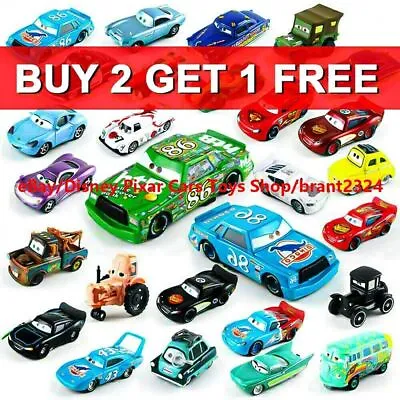 DISNEY PIXAR CARS TOYS DIECAST MCQUEEN MOVIE TOY 500+ STYLES Christmas Gifts • $9.28
