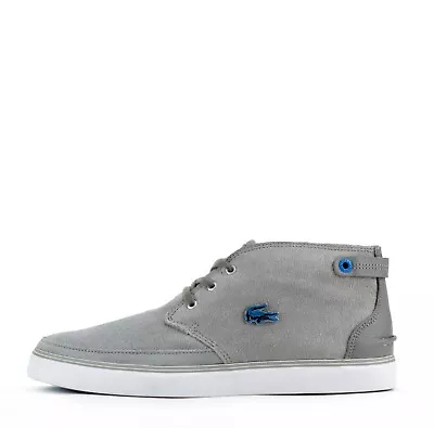 Lacoste Men's Clavel SRM Chukka Boots In Grey & Blue • £89.99