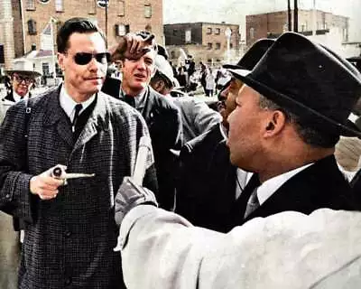 Martin Luther King & George Lincoln Rockwell 8x10 RARE COLOR Photo 600 • $20