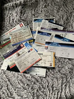 Manchester United Ticket Stubs • £65