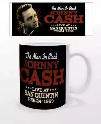 Johnny Cash Live At San Quentin 11 Oz Mug Coffee Tea Rock Folk Music Iconic Gift • $19.99