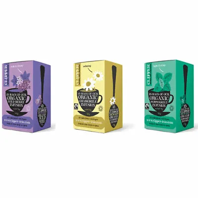 £11.49 • Buy Clipper Fairtrade Tea {Enveloped} 6 X 25's All Varieties FREE P&P From ?3.16
