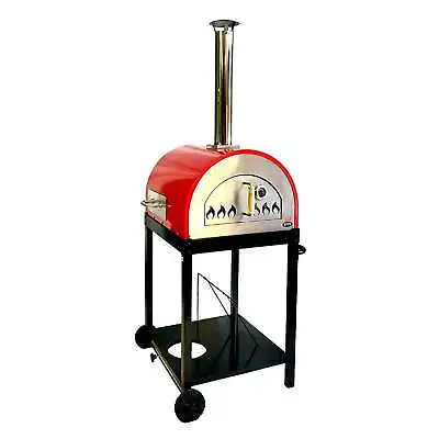 Traditional 25  Dual Fueled Pizza Oven With Gas Attachment- Wood And Gas Powered • $899.99