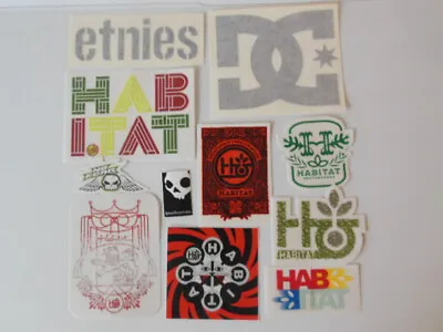 Skate Sticker Pack Habitat DC Etnies Pack Of 12 Real Stickers Tracked Post  • £8.03