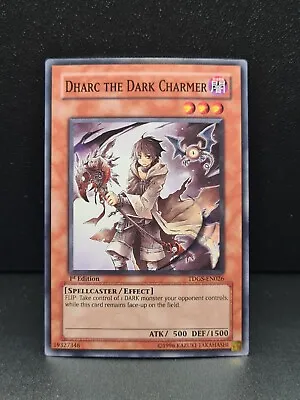 Yygioh Dharc The Dark Charmer TDGS-EN026 Common 1st Edition NM • £2.26