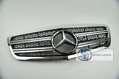 ✅ Mercedes W221 2010~2013 S-Class S550 S65 S600 Grill Grille BLACK Chrome Emblem • $189.99