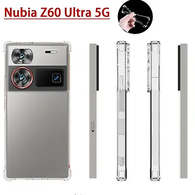 For ZTE Nubia Z60 Ultra 6.8  Shockproof Airbag Clear Transparent Soft Case Cover • $9.71