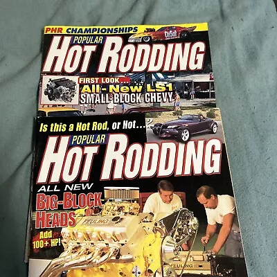 Set Of 2 Popular Hot Rodding Magazine 1997 1996 American Muscle Car Mopar Muscle • $4