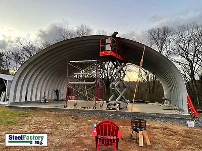 Steel Factory Mfg S40x60x16 Prefab Metal Arch Storage Building Garage Quonset • $15975