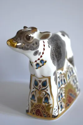 £115 • Buy Royal Crown Derby Bluebell Calf Paperweight Gold Stopper 2005 Figurine Ornament