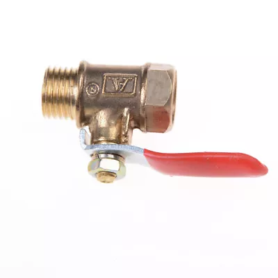 1/4'' M/F Full Port Inline Brass Water Air Gas Fuel Line Shut-off Ball Valve_YI • $6.60