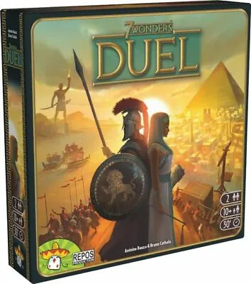 7 Wonders Duel Board Game Complete Cards Repos Production Sealed Build Army War • £24.61