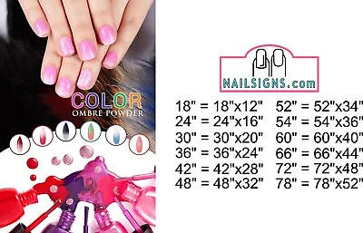 Salon 63 Perforated Mesh See Through Window Vinyl Nails Manicure Ombre Vertical • £28.91