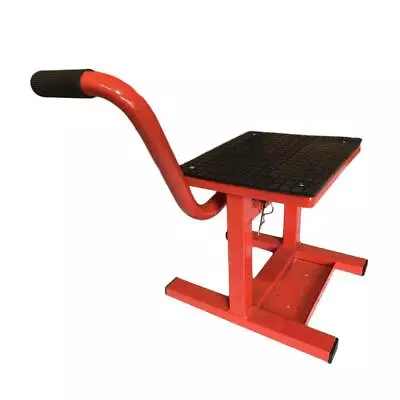 Motorcycle Stand Adjustable Jack Lift Hoist Table Off Road Dirt Bike ATV Repair • $54.67