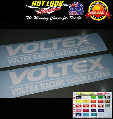 $16.99 • Buy Voltex Racing Gt Wing Vinyl Stickers Evo X Subaru Ft86 350z 370z S2000 Nsx Gtr