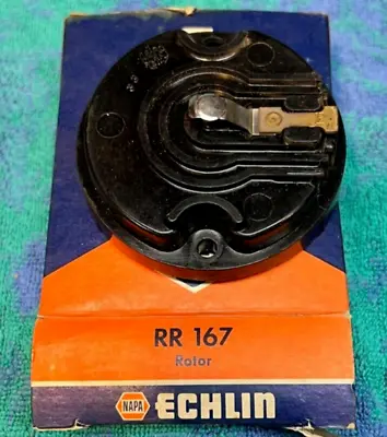 Echlin NAPA Vintage Distributor Rotor #RR167; Fits GM 1956-65; O.E. Delco In BOX • $18.95
