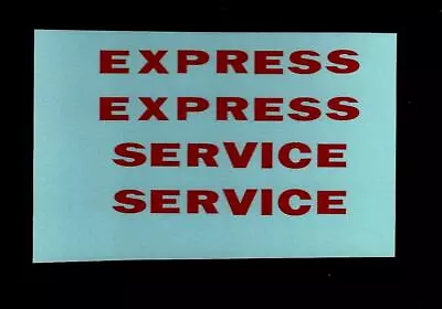 £2.75 • Buy Corgi 1137 Ford Express Truck Transfers/decals