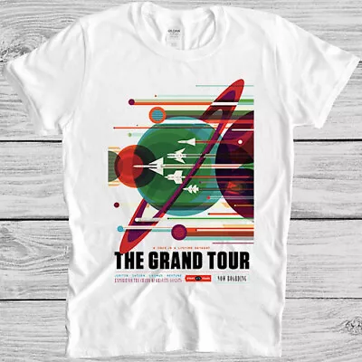 NASA Grand Tour Poster Voyager Mars Space Travel Jupiter Gift Tee T Shirt 4023 • £6.35