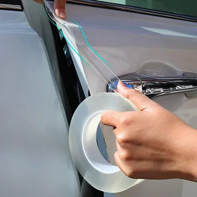 $11.99 • Buy 5M Car Door Edge Scratch Guard Trim Protector Clear Strip Sticker Accessories