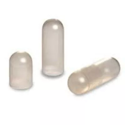 Empty Hard Gelatin Capsule Size 5 Clear/Clear  X 500 • $23