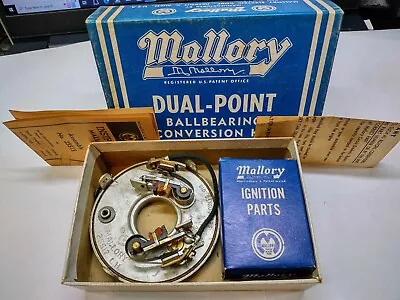 Mallory Dual Point Ball Bearing Breaker 25515 Buick Cad Pontiac Olds 1950 - 1956 • $124.99