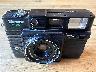 Miranda 35 AF 35mm Film Point And Shoot Camera Black Available Worldwide • £12