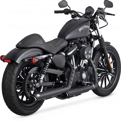 Vance & Hines PCX Twin Slash Dual Slip-On Mufflers Black #46361 Harley Davidson • $799.99