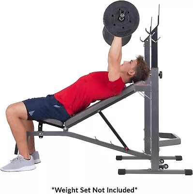 US Olympic Weightlifting Bench Versatile Strength Training Equipment Home Gym • $145