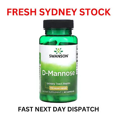 Swanson D-Mannose 700 Mg 60 Capsules Urinary Tract Health Dietary Supplement • $44.94