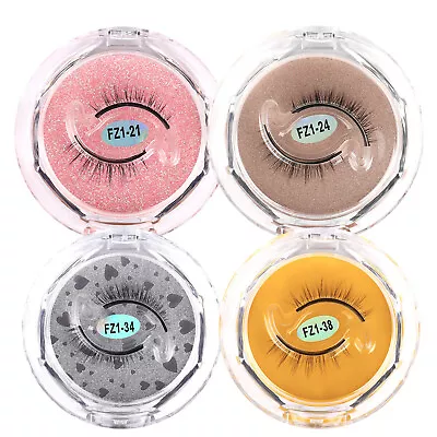 £2.99 • Buy 1 Pair Reusable Self Adhesive 3D False Eyelashes Long Natural Fake Eye Lashes