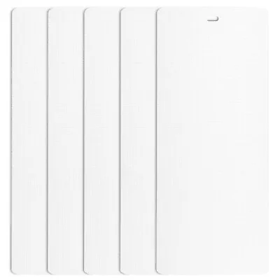 DALIX Lino Vertical Window Blinds Replacement Slats Repair 5 Pack Qty / White • $21.99