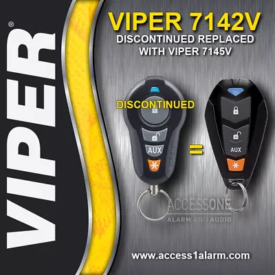Viper 7142V 1-Way 4-Button Replacement Remote Control EZSDEI7142 7145V Upgrade • $50.99