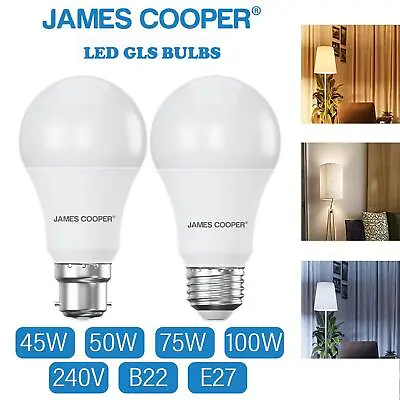 LED BULB B22 E27 GLS Lamp Light Bulbs Warm Cool White Day Bulb 7W 8W 11W 12W 15W • £9.49