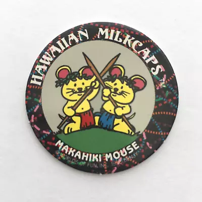 Hawaiian Milkcaps Makahiki Mouse Hawaii Pog Milk Cap Animals 90s Game Piece 1993 • $12.65