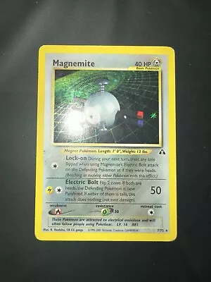 2001 Magnemite 7/75 - Neo Discovery - Holo Rare Pokemon Card HP • $9.99