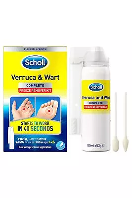 Scholl Verruca And Wart Remover Freeze Treatment 80 Ml • £17.01