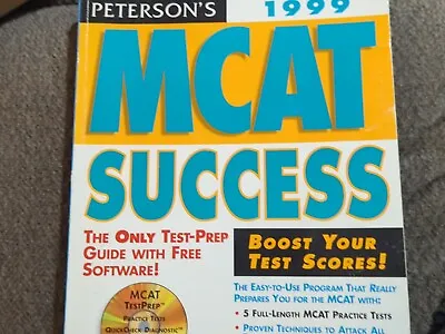 $30 • Buy Lot Of 2 Books. MCAT Success (No CD)  1999 & MCAT Workbook