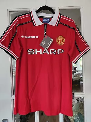 Manchester United 98/99 - David Beckham - Number 7 Shirt - Bnwt • £45