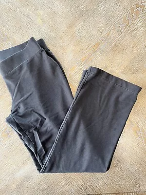 Pure JILL Ponte Slim Leg Pants Medium Gray Stretch  Waist 34” Inseam 29” • $24