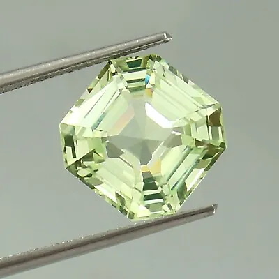 AAA Natural Ceylon Light Green Spinel 11 MM Asscher Cut Loose Gemstone 6.90 Ct • $40