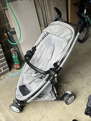 Quinny Zapp Xtra 2 Grey 3 Wheeler Pushchair + All Accessories Available. • £0.99