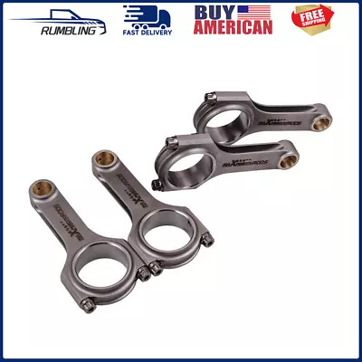 4Pcs H-beam Connecting Rods & ARP2000 Bolts For Honda Civic CRX D16 D16A D16Y7 A • $500