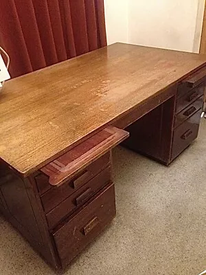 1920’s Antique Victorian Railway Desk • $450