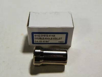 Techniks Da 180 Precision Collet 41/64  Double Angle Da180 01618-41/64 • $12.99