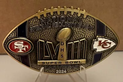 Sought After HSI Super Bowl LVIII National Special Event Team Challenge Coin • $102.50