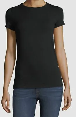 $80 Majestic Paris Women's Black Soft Touch Short Sleeve T-Shirt Tee Top Size 5 • $22.38