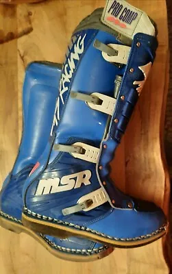 Alpinestars Leather Motorcycle Racing Boots W/Kevlar VINTAGE (Mens 7 Or Wms 9) • $205